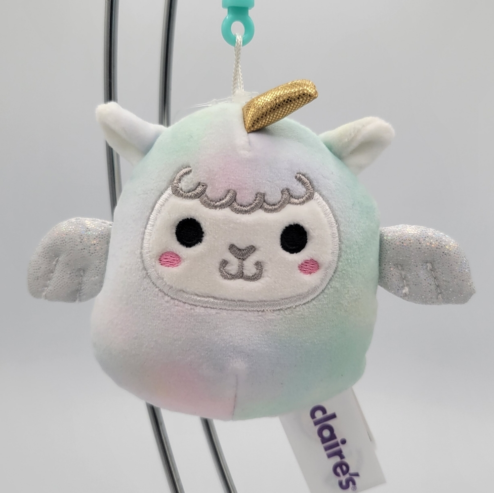 3.5" Winona Clip Llama Unicorn Claire's Exclusive Squishmallow 2021 NWT HTF